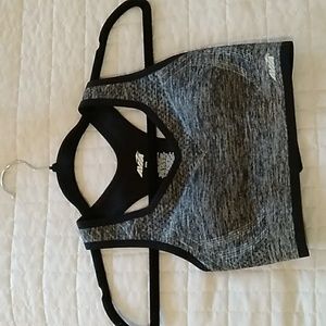 AVIA Racerback Adjustable Bra Black Yoga Top Women Size Small